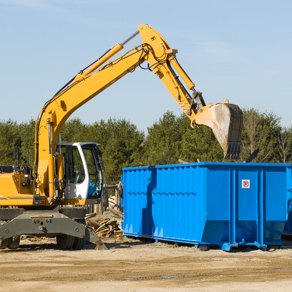 can i rent a residential dumpster for a construction project in Harper WV